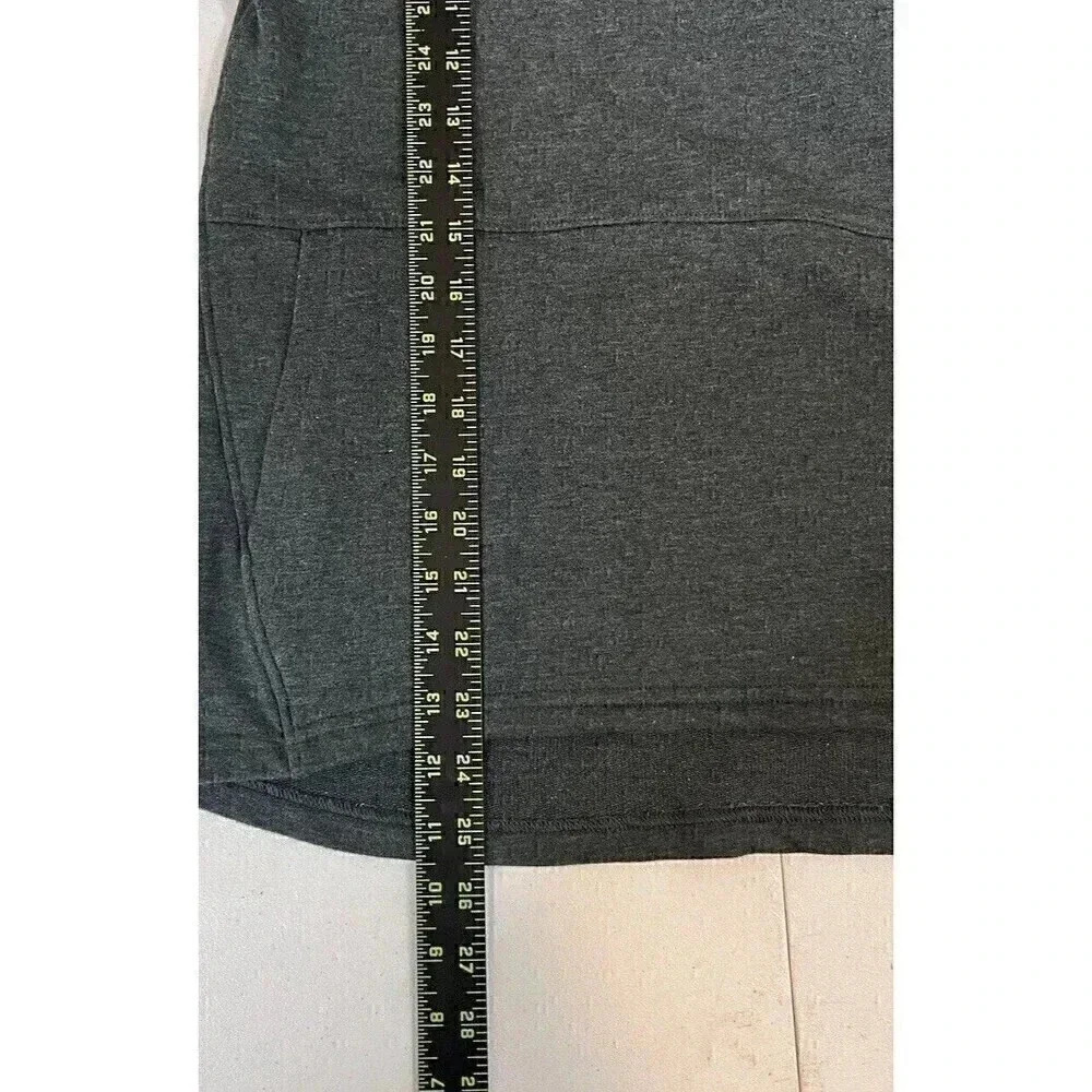 The North Face Womens Cowl Neck Sweatshirt Size XS Pullover Gray Thumbholes - Picture 9 of 9